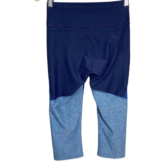 Outdoor Voices Blue Colorblock High-Waisted Leggings XS athlisure sporty street - Picture 3 of 8